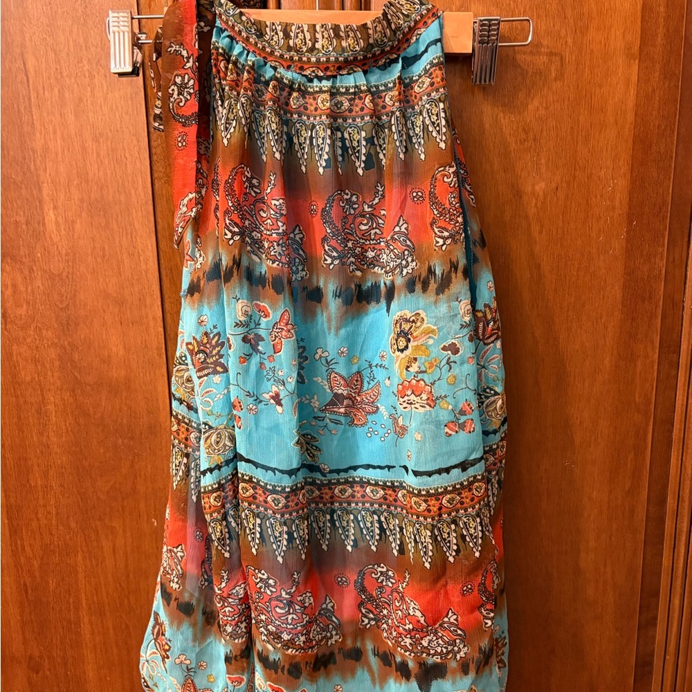 Bohemian Multicolor Halter top